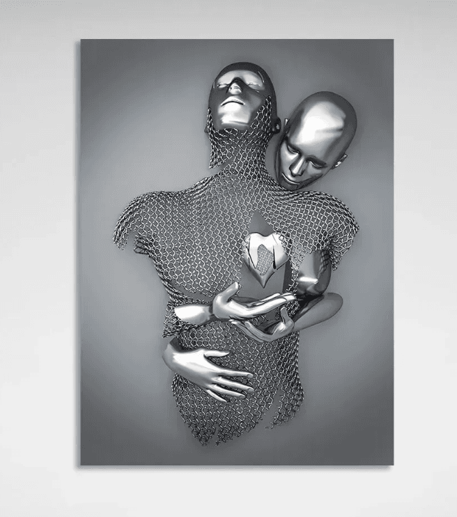Human Figures in Silver